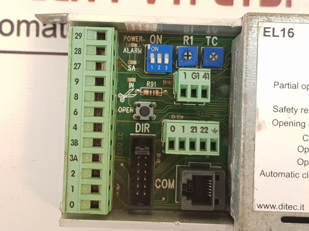 Ditec El16 Control Unit 3512 Lc