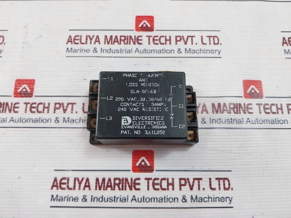 Diversified Sla-0246B Phase Sequence And Loss Monitor Module 50/60 Hz