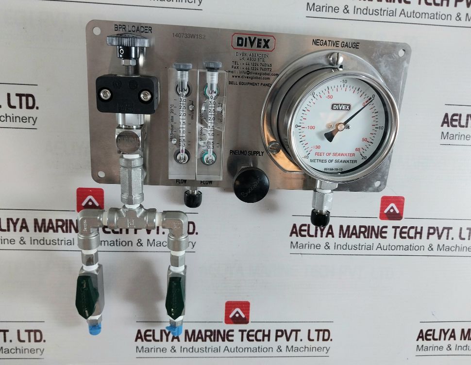 Divex 140733W1S2 Meters Of Seawater