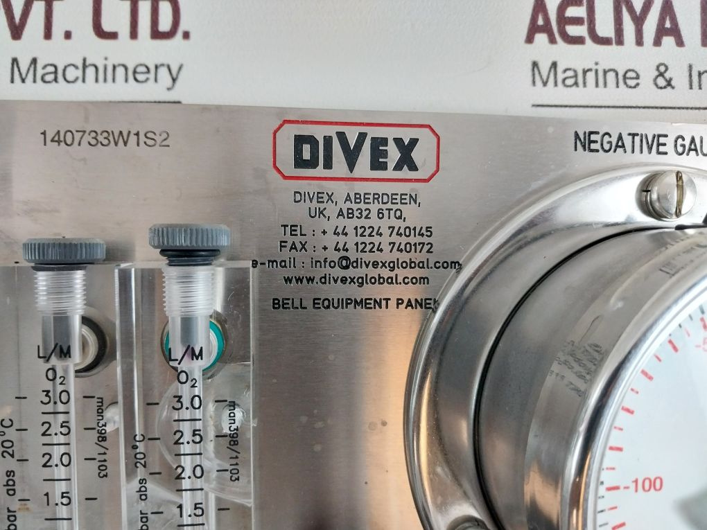 Divex 140733W1S2 Meters Of Seawater