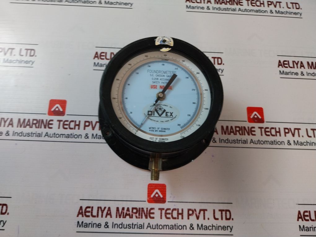 Divex Foundrometers S.E. Caisson Gauge 4 Ft Divisions