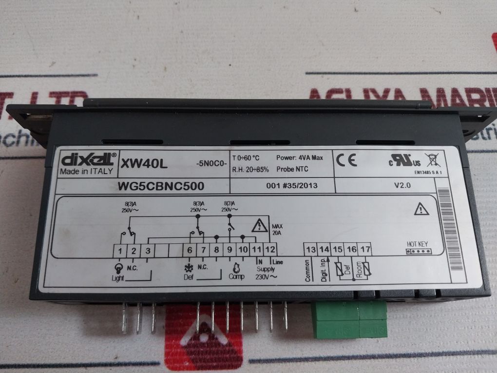Dixell Xw40L-5N0C0 Electronic Controller 220V