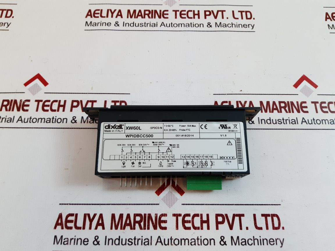 Dixell xw60l-5p0c0-n temperature controller