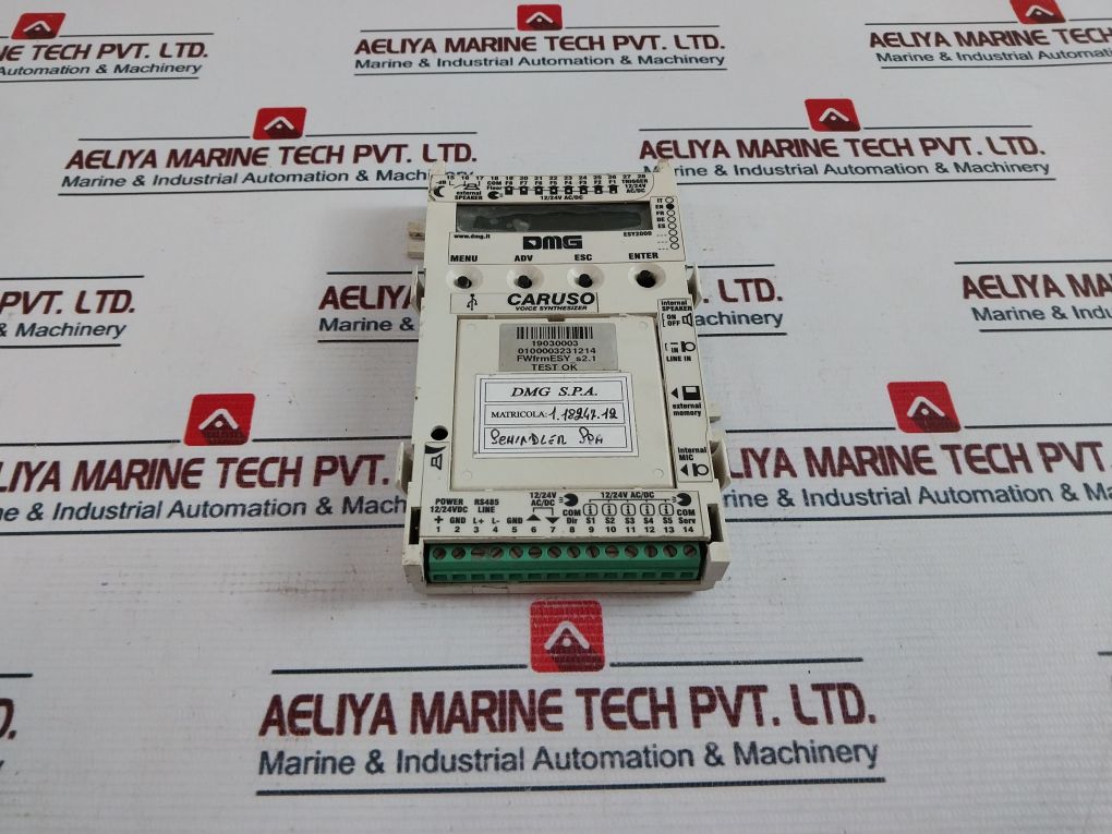 Dmg Esy2000 Caruso Voice Synthesizer 12/24V