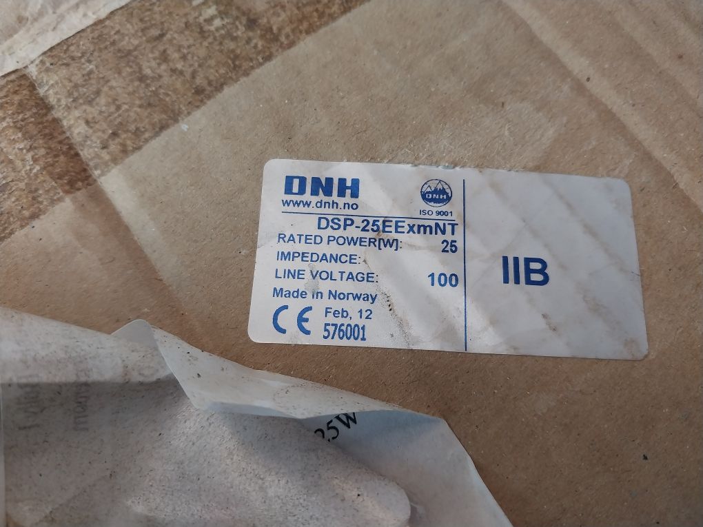 Dnh Dsp-25Eexmnt Loudspeaker