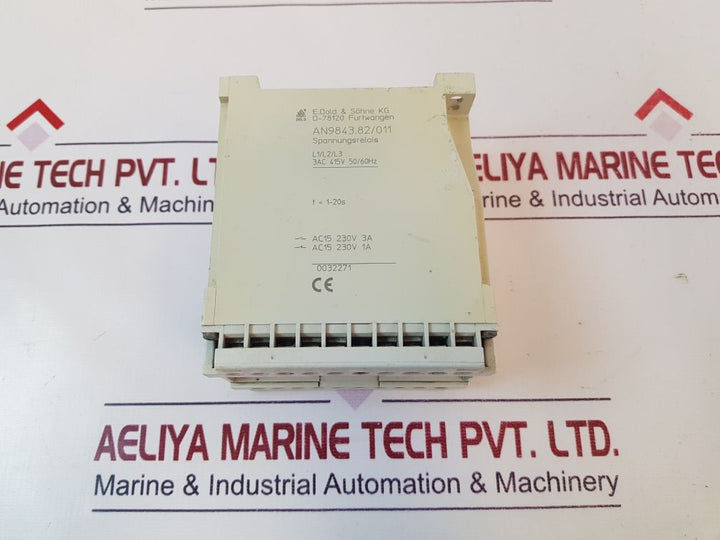 Dold An9843.82011 Voltage Relay 1-20S