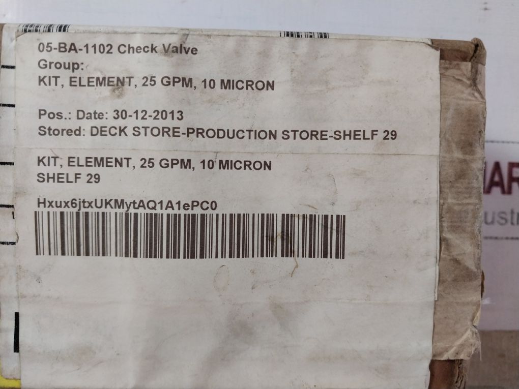 Donaldson 186212-100 Element Kit 25 Gpm 10 Micron