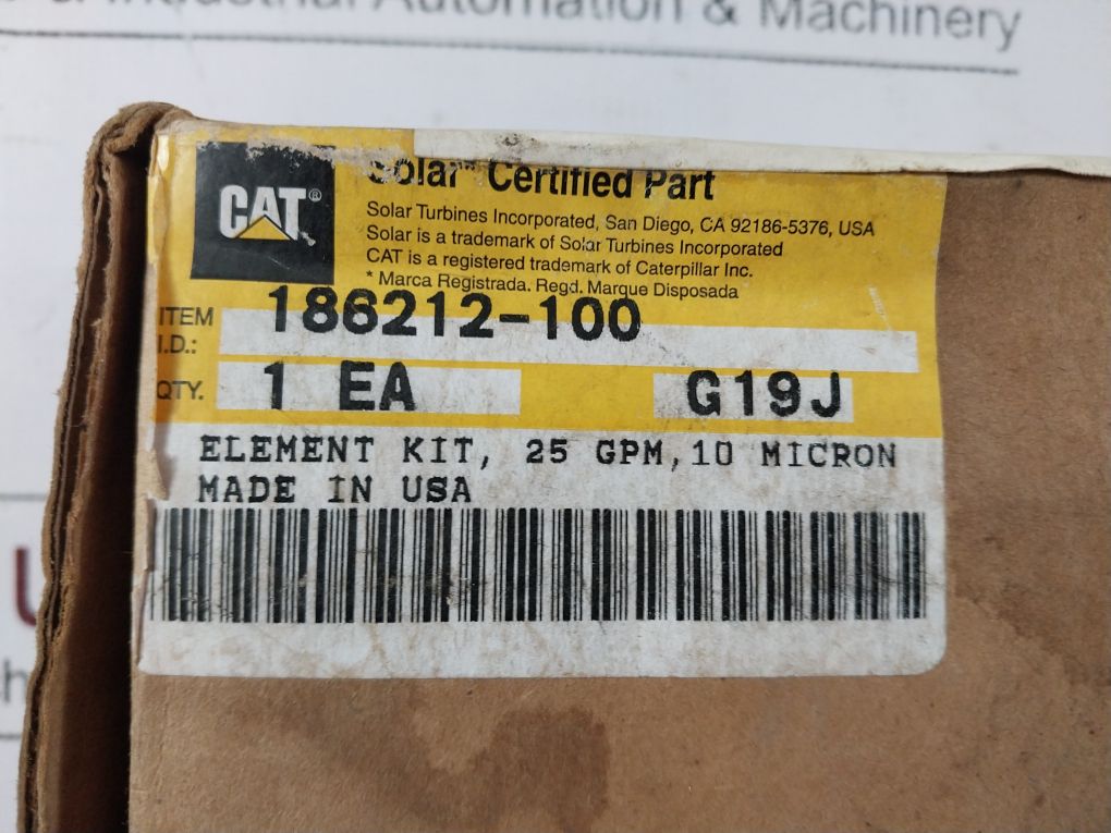 Donaldson 186212-100 Element Kit 25 Gpm 10 Micron