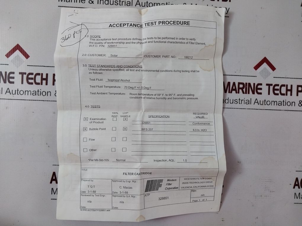 Donaldson 186212-100 Element Kit 25 Gpm 10 Micron