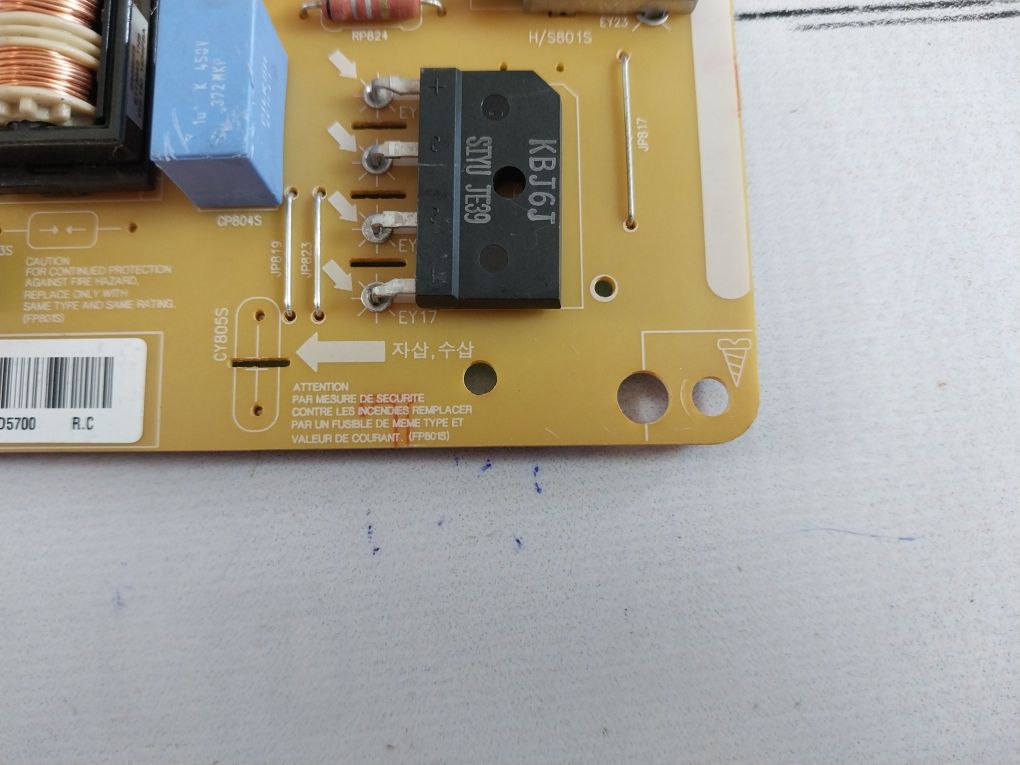 Dongyang Instrument Bn96-35299A Power Supply Board