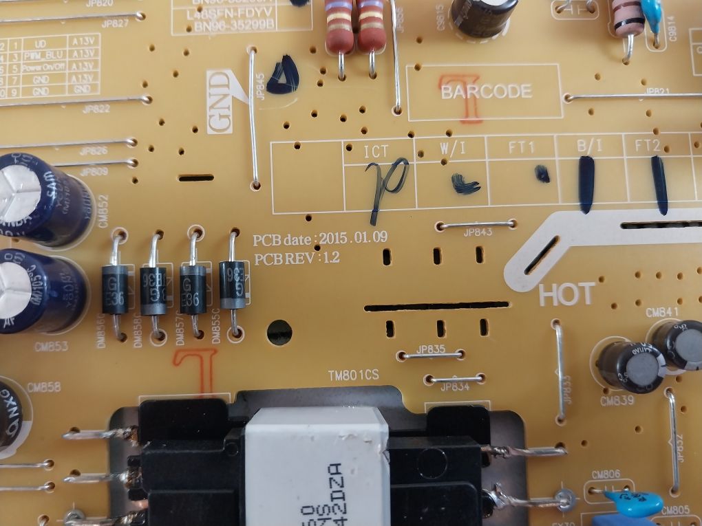 Dongyang Instrument Bn96-35299A Power Supply Board