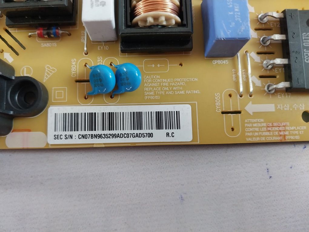 Dongyang Instrument Bn96-35299A Power Supply Board