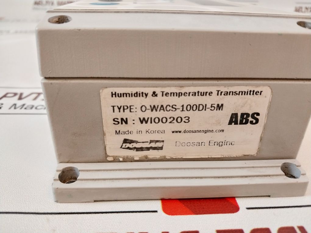 Doosan O-wacs-100Di-5M Humidity & Temperature Transmitter