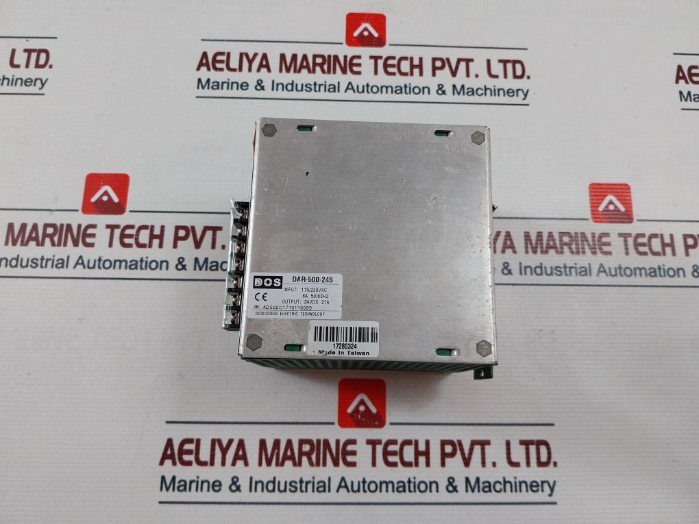 Dos Dar-500-24S Din Rail Single Output Power Supply 115/230Vac
