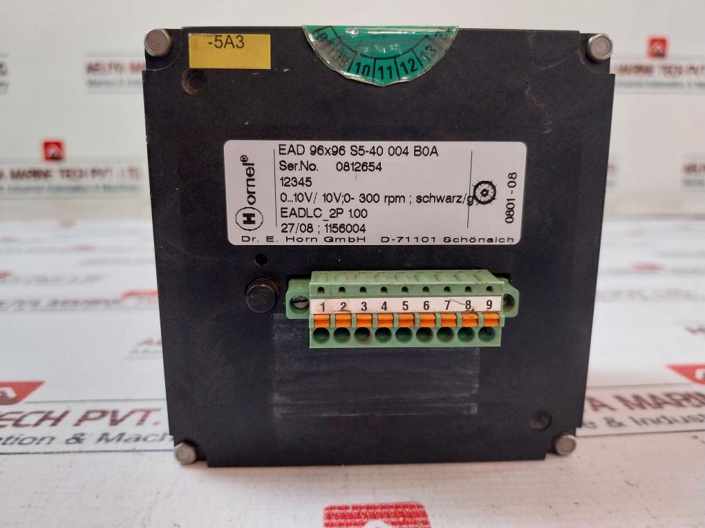 Dr. E. Horn 0-300 Rpm Meter 10V