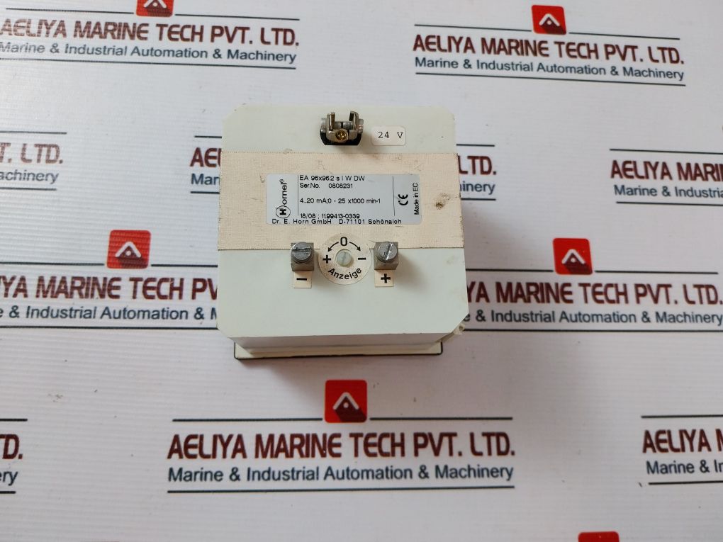 Dr. E. Horn Ea 96X96.2 S I W Dw Speed Indicator 24V