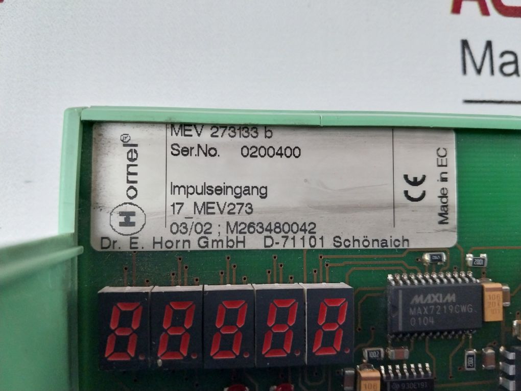 Dr. E. Horn Mev 273133 B Transmitter D-71101