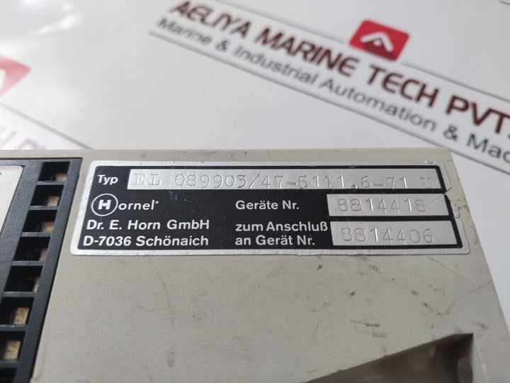 Dr.E.Horn El 089 9../47 Limit Switch