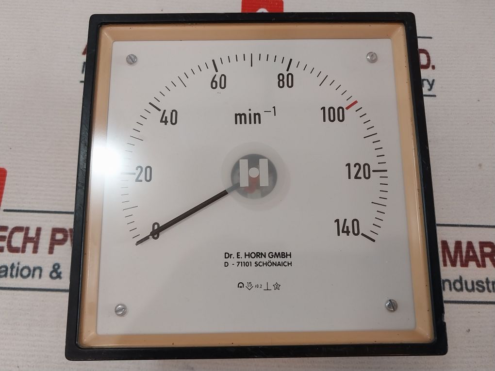 Dr.E.Horn Ea 144X144.2 S Dwf Meter 0-140 Min-1