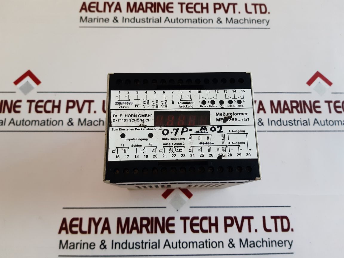 Dr.E.Horn Mev 265...51 Transmitter
