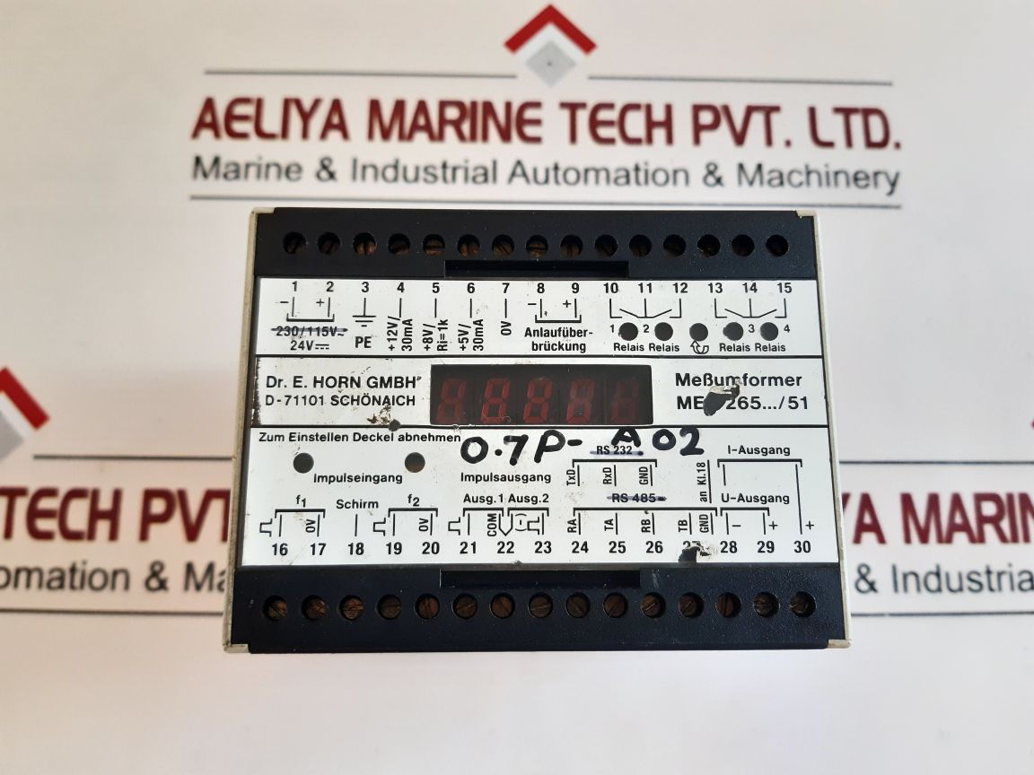 Dr.E.Horn Mev 265...51 Transmitter
