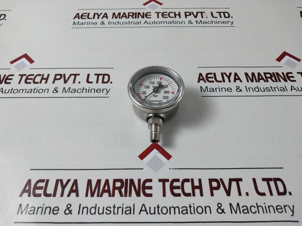 Drager Wrml-6588 0 To 350 Bar Air Pressure Gauge