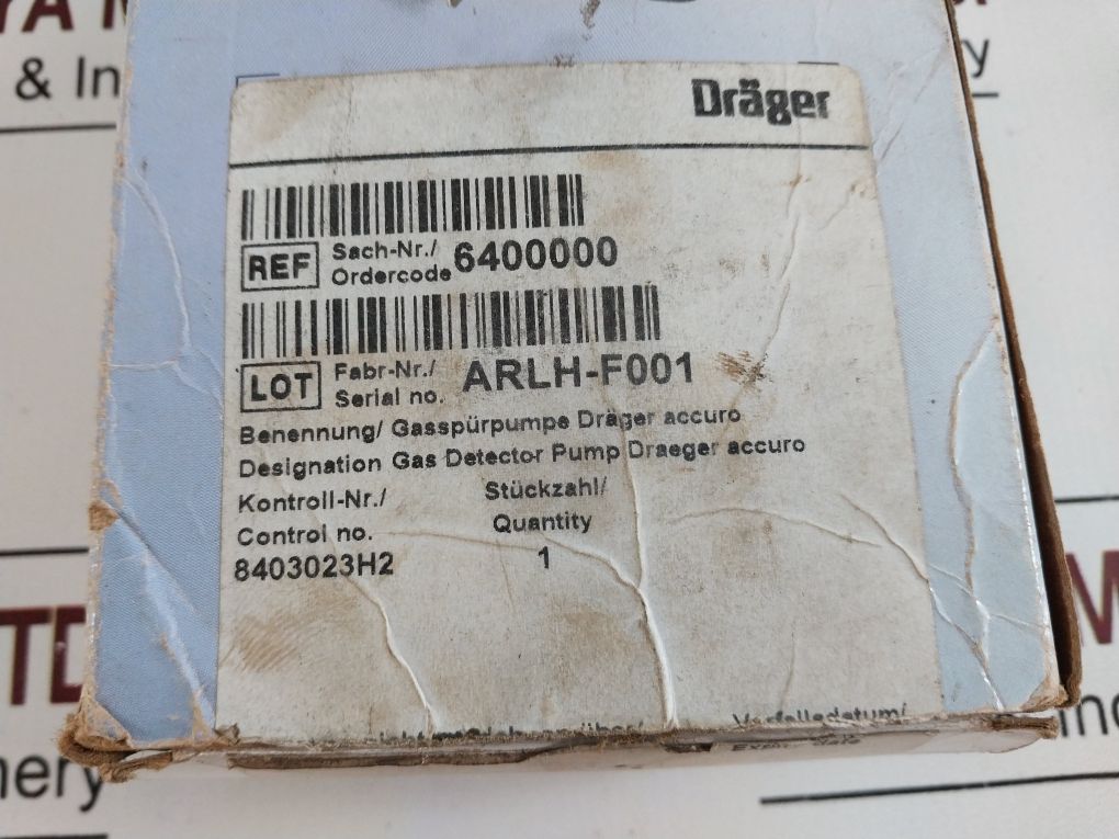 Drager Accuro 6400000 Gas Detector