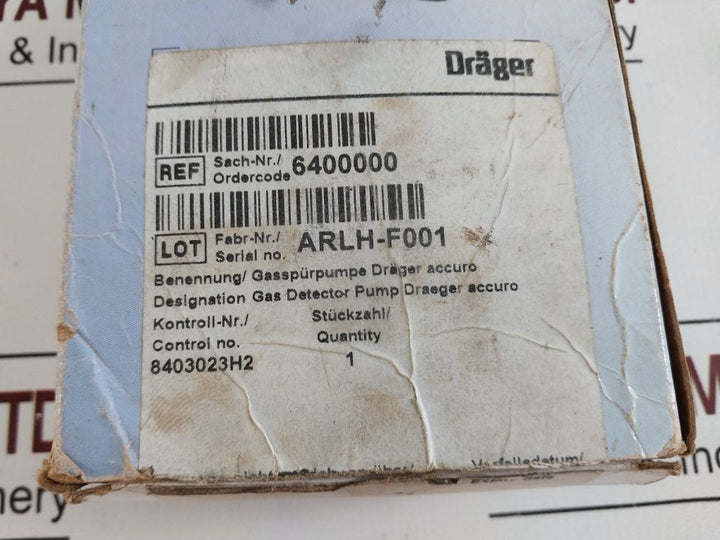 Drager Accuro 6400000 Gas Detector