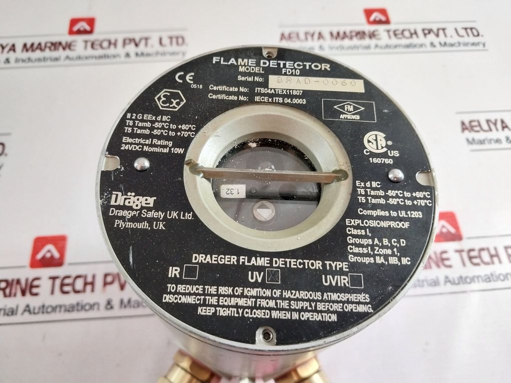 Drager Fd10 Flame Detector 2A 30Vdc