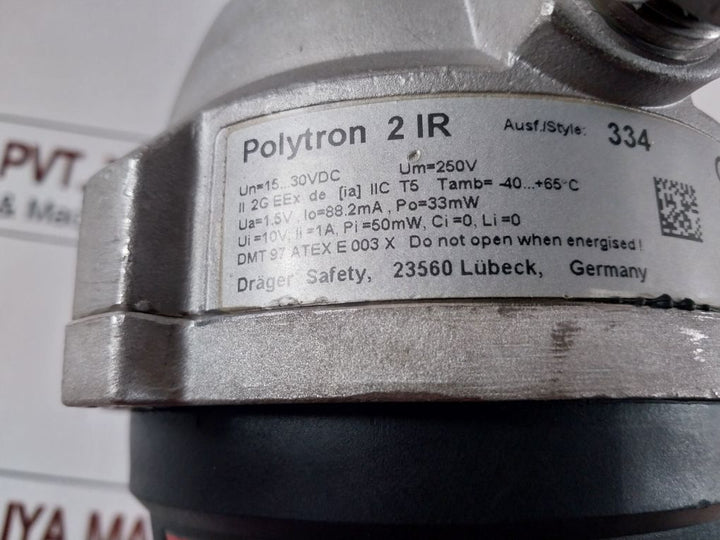 Drager Polytron 2 Ir Style 334 Infrared Gas Detector 6810100 