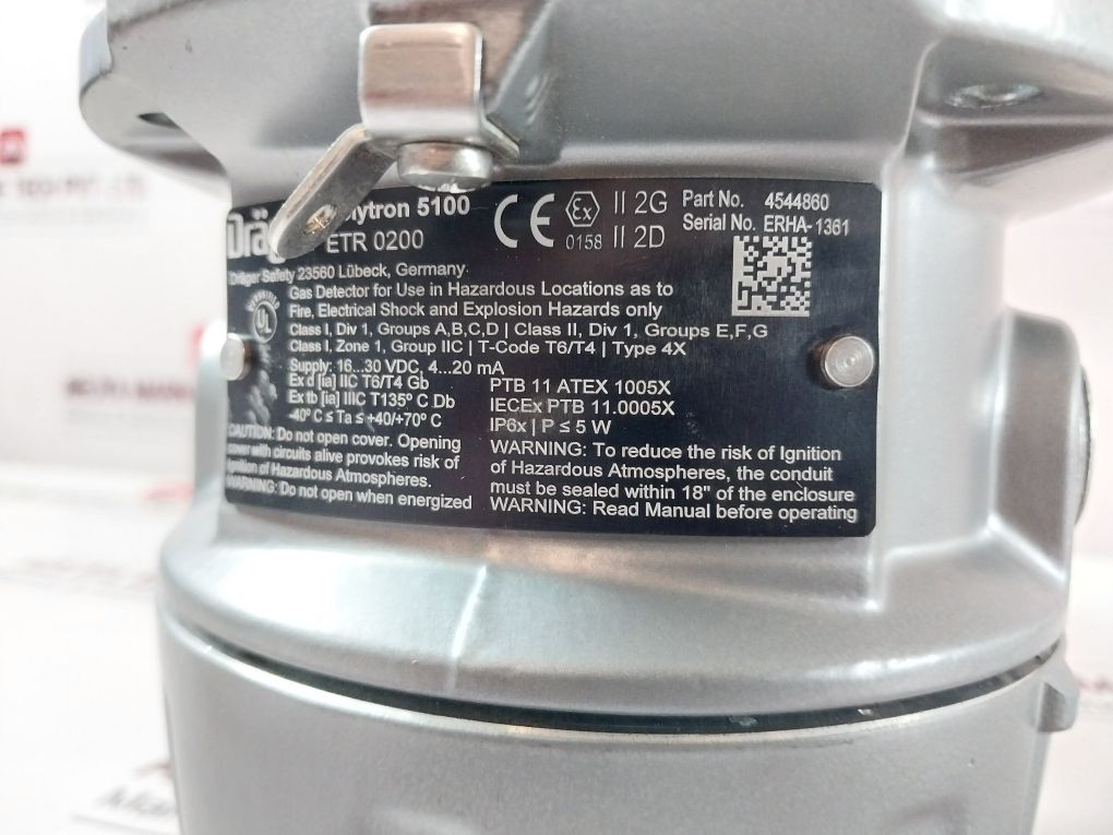 Drager Polytron 5100 Fixed Gas Detector 4544860