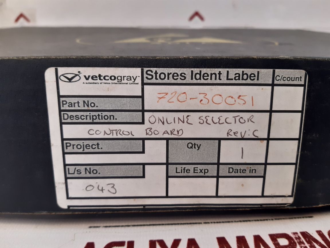 Drilling Zz-410-001 Selector Control Board 720-30051