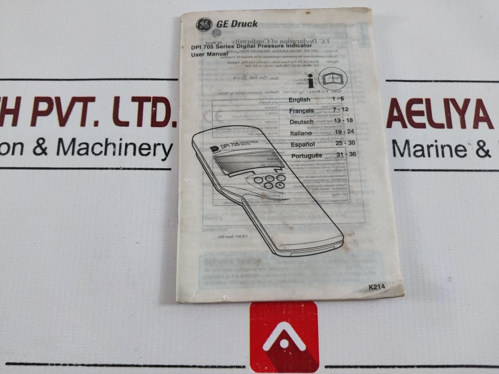 Druck Dpi 705 Digital Pressure Indicator