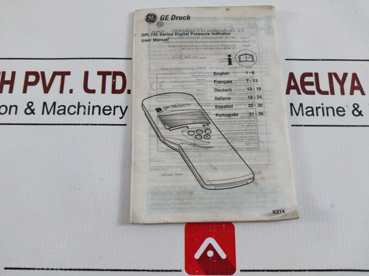 Druck Dpi 705 Digital Pressure Indicator