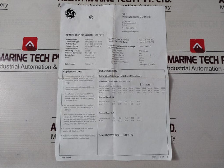 Druck Pdcr 921-1742 Pressure Sensor Pdcr 921-035G-1742