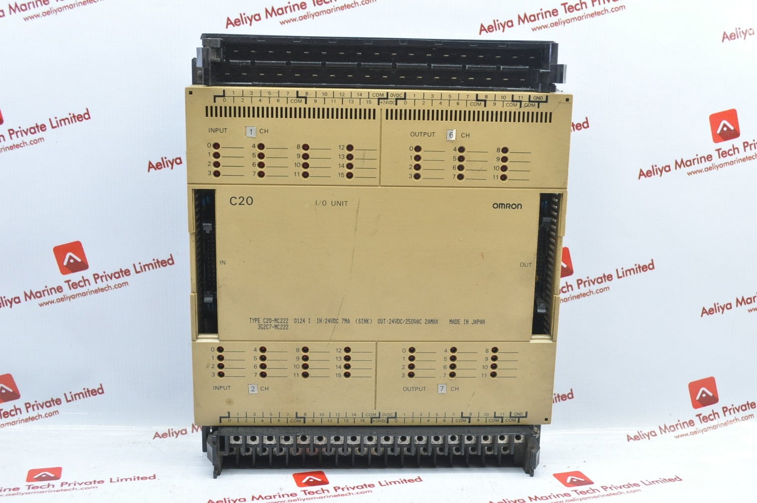 Omron c20-mc222 0124 i 3g2c7-mc222 programmable controller