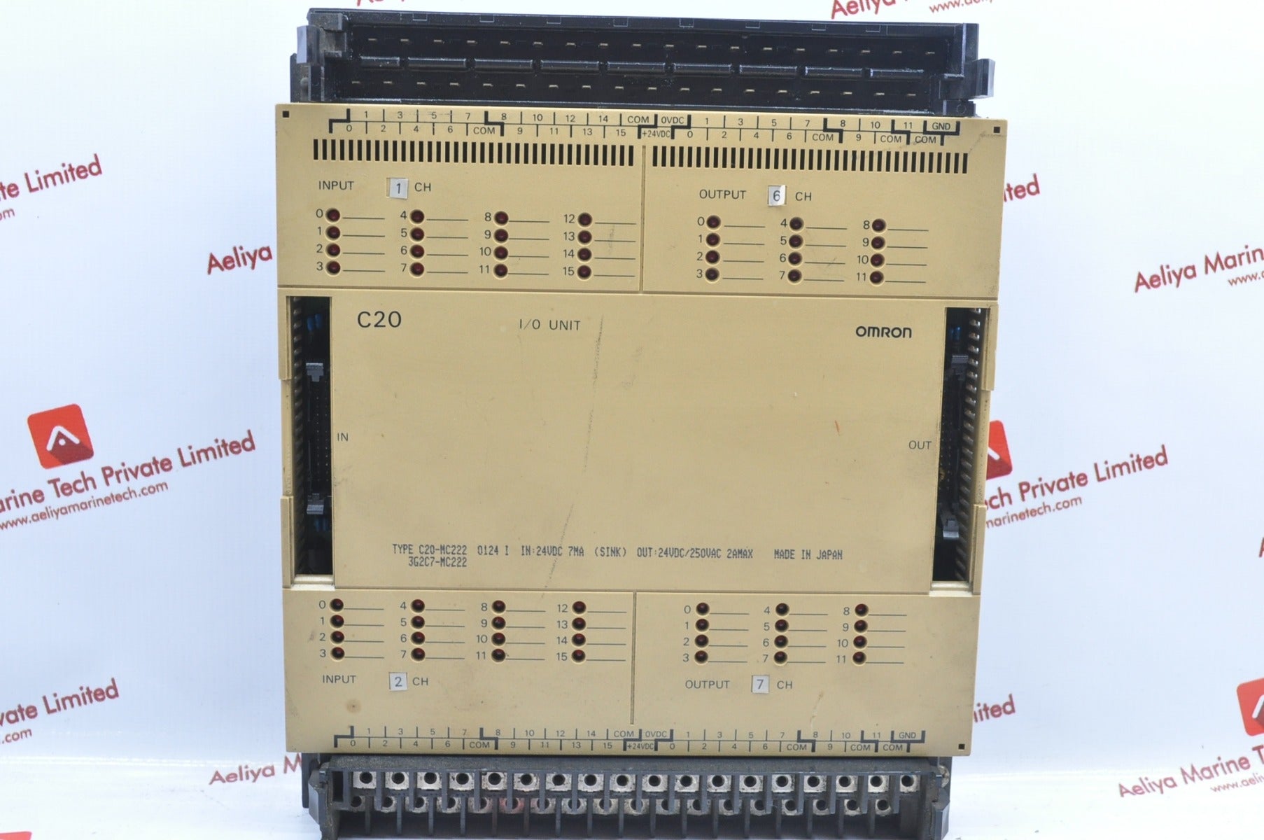 Omron c20-mc222 0124 i 3g2c7-mc222 programmable controller