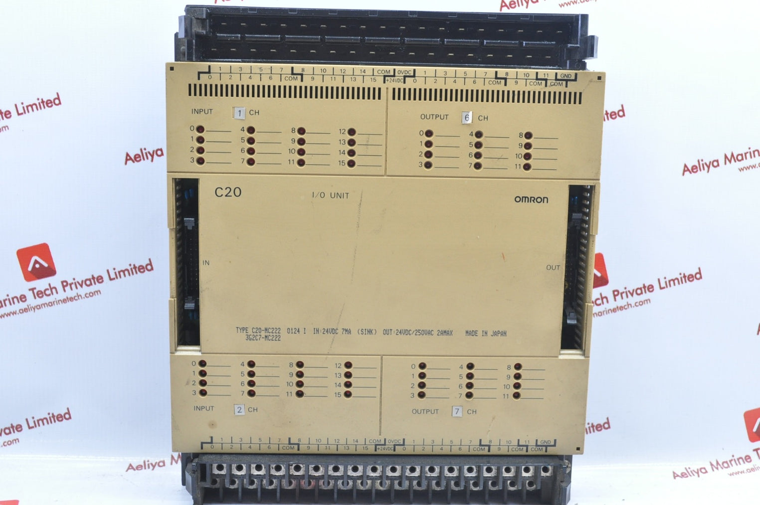Omron c20-mc222 0124 i 3g2c7-mc222 programmable controller
