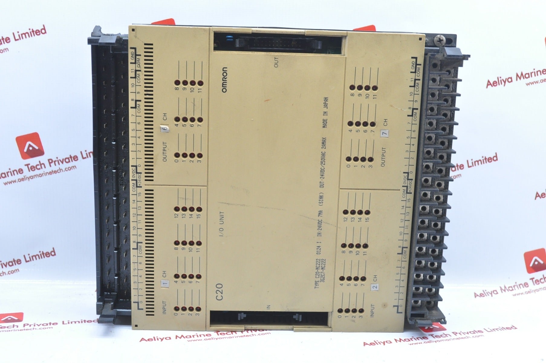 Omron c20-mc222 0124 i 3g2c7-mc222 programmable controller