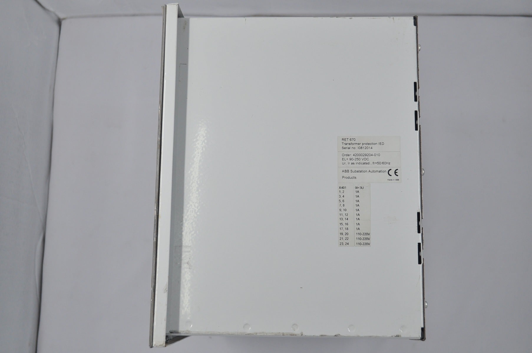Abb ret670 transformer protection ied