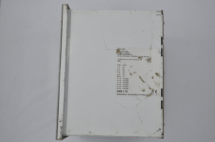 Abb rec670 control ied