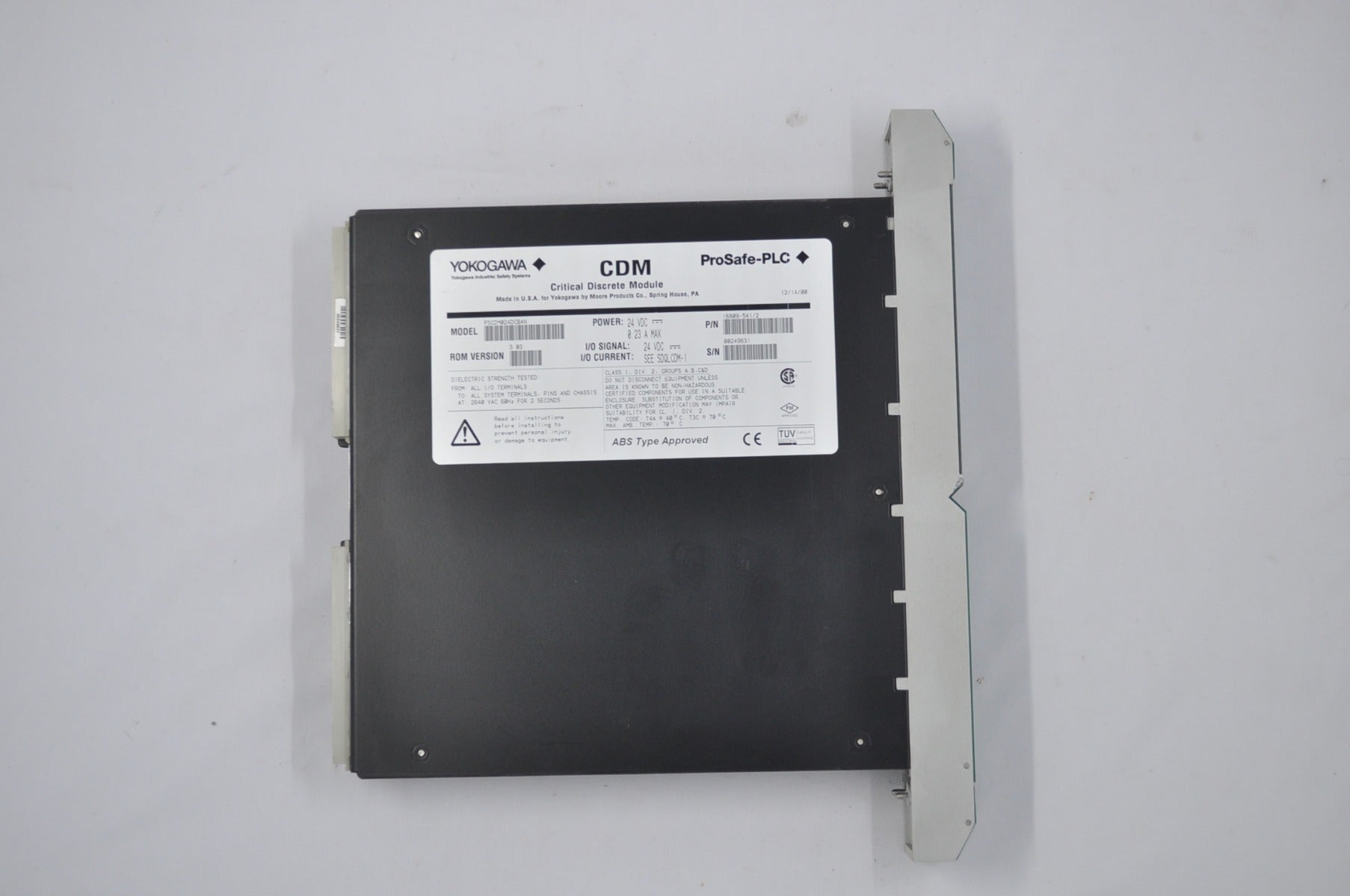 Yokogawa Pscdm024Dcban Cdm Critical Discrete Module 16809-541/2 Power ...