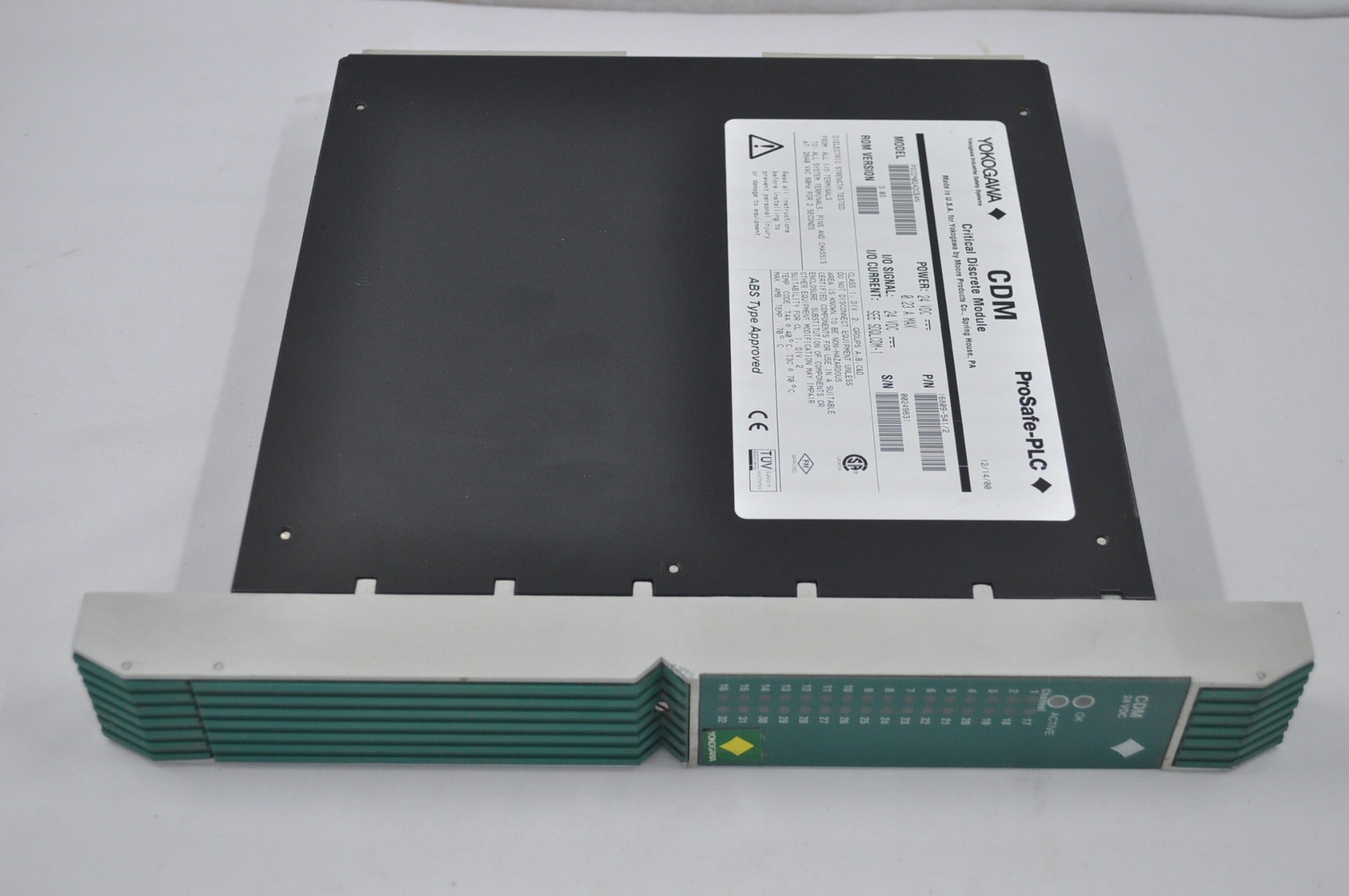Yokogawa Pscdm024Dcban Cdm Critical Discrete Module 24 Vdc 0.23 A 16809-541/2