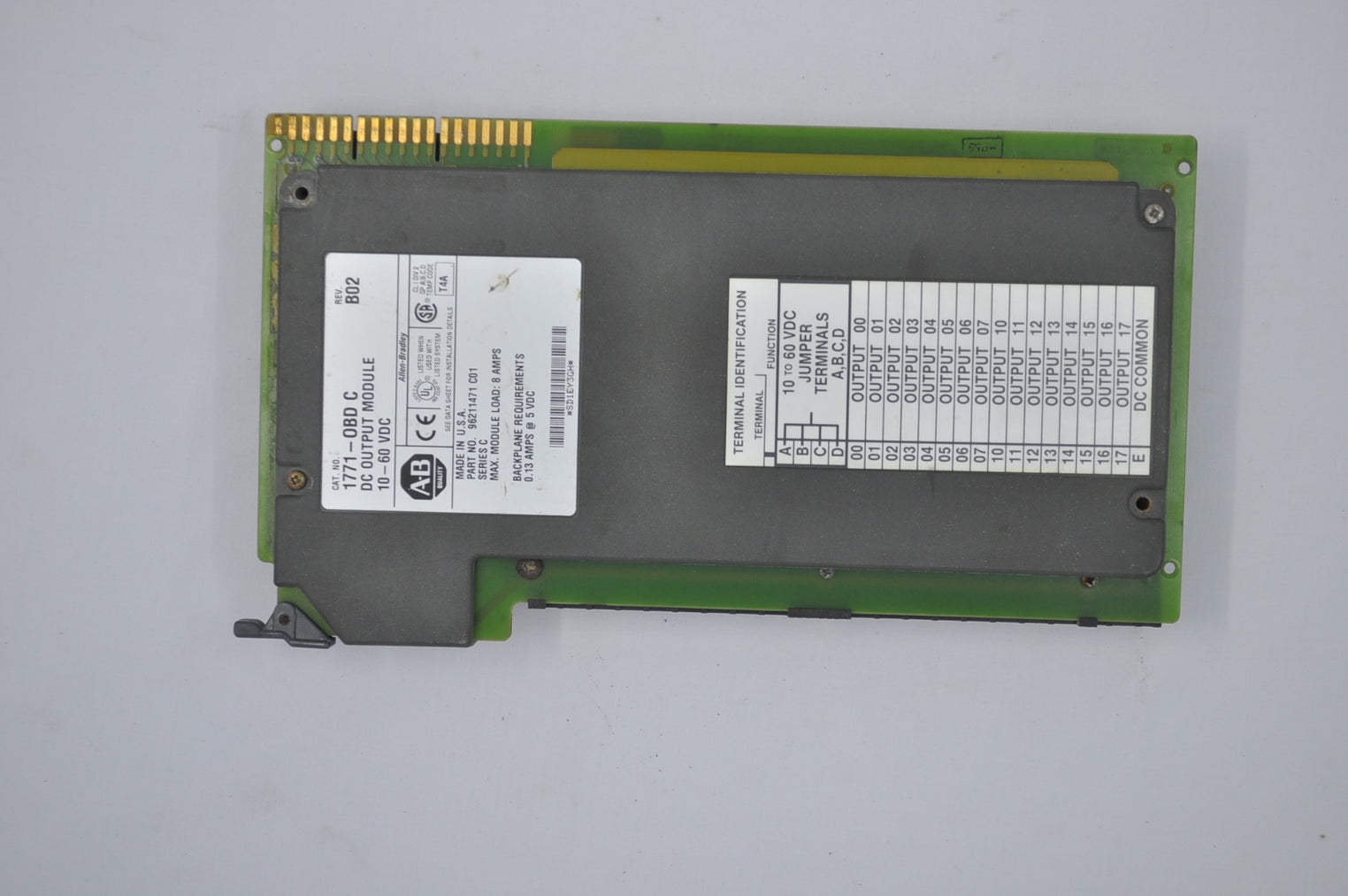 Allen bradley 1771-obd c dc output module
