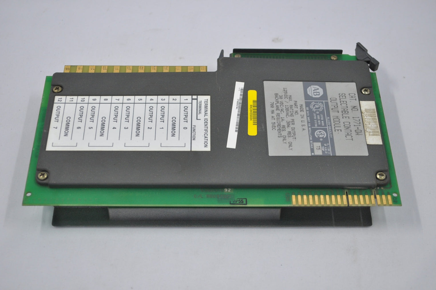 Allen bradley 1771 ow selectable contact output module