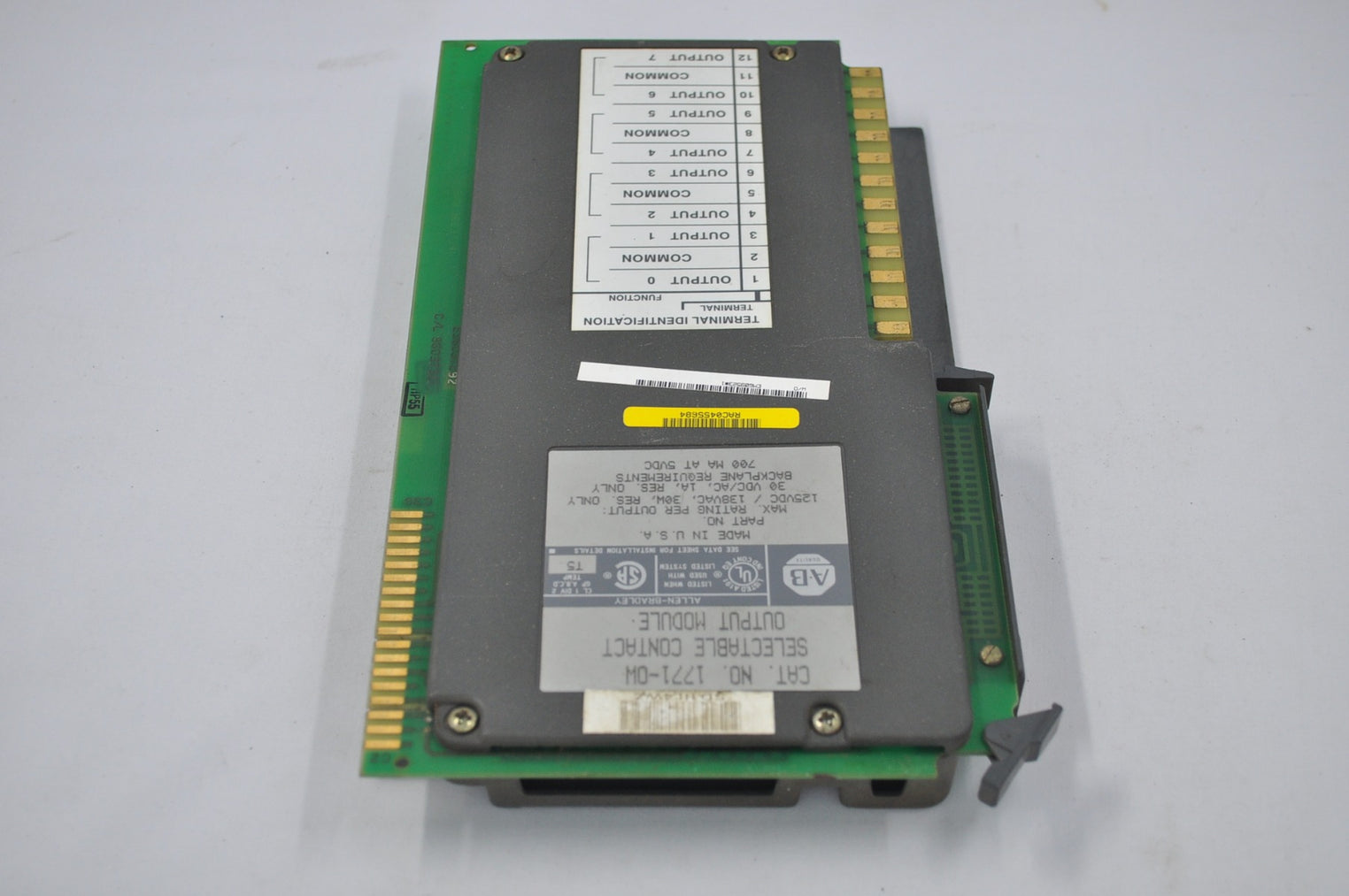 Allen bradley 1771 ow selectable contact output module