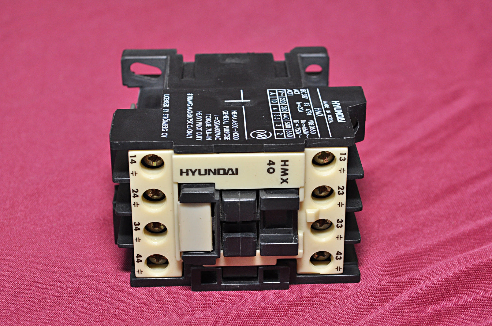 Hyundai hmx 40 control relay