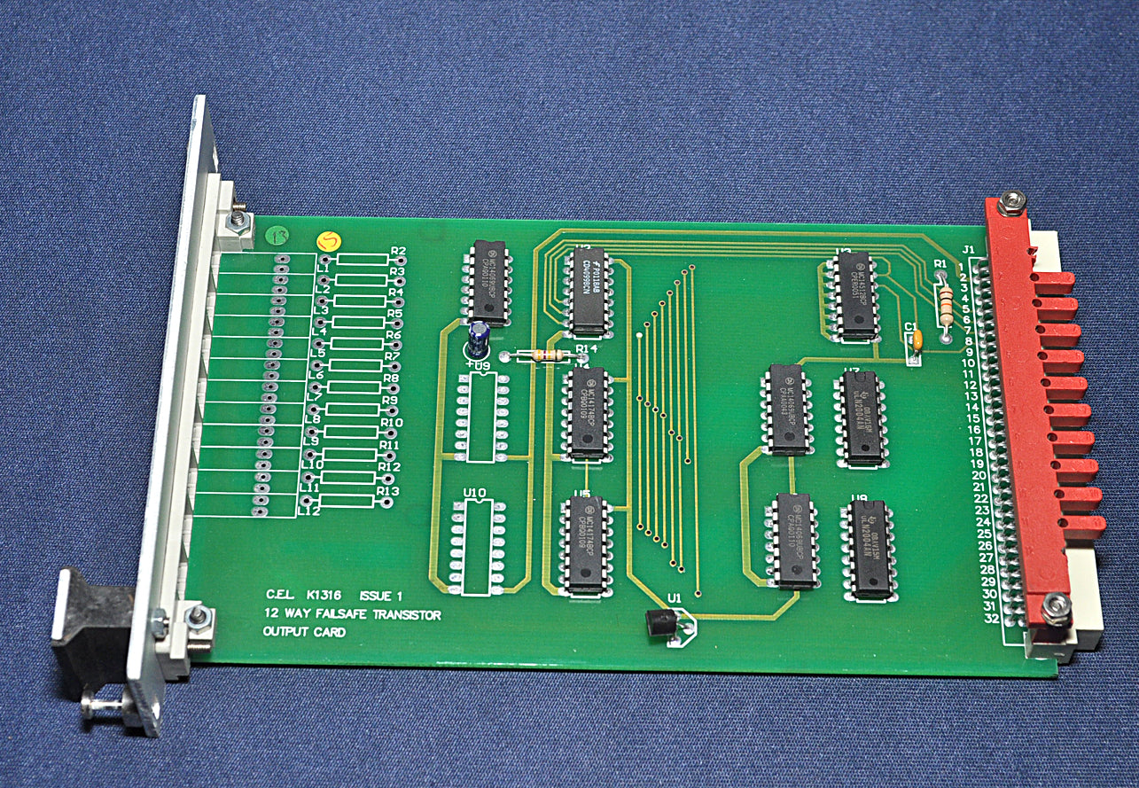 K1316 output module 12 way failsafe transistor output card