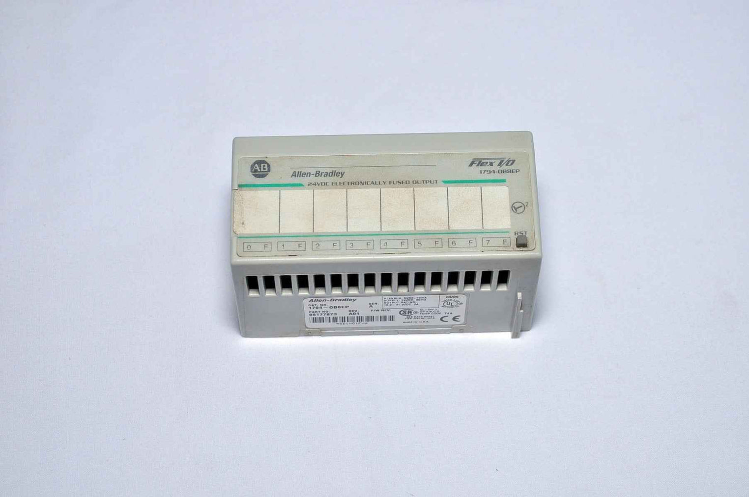 Allen Bradley Flex I/O 1794-ob8Ep 24Vdc Electronically Fused Output Module