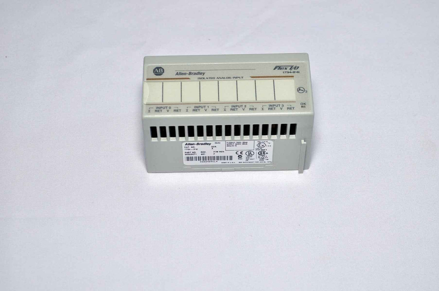 Allen bradley flex i/o 1794- if4i isolated analog input module